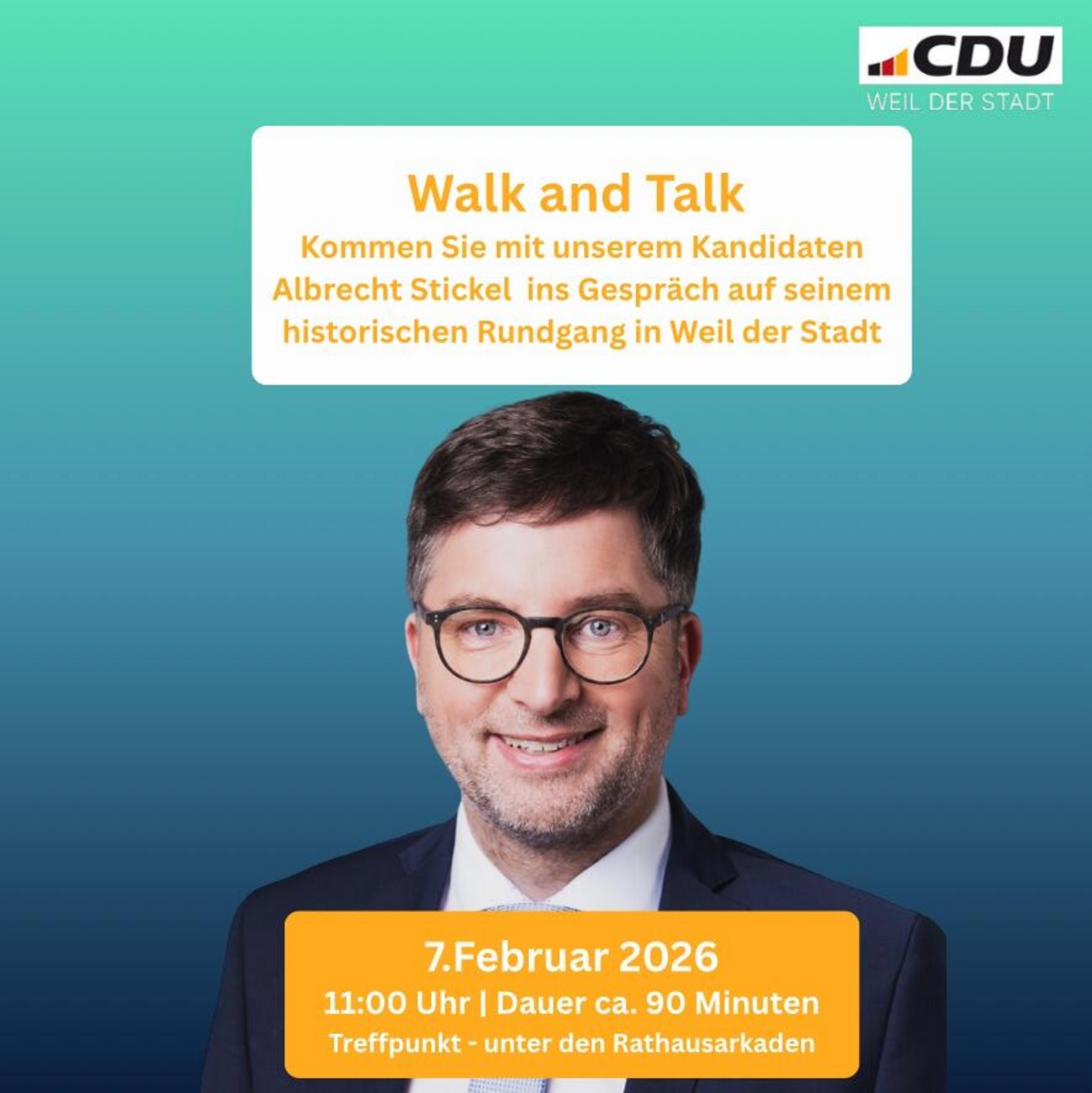 Stadtrungang Albrecht Stickel 